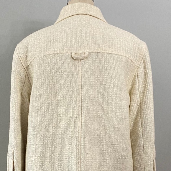 NWT Club Monaco Quilted Boucle Shirt Jacket Size SMALL - Picture 6 of 7